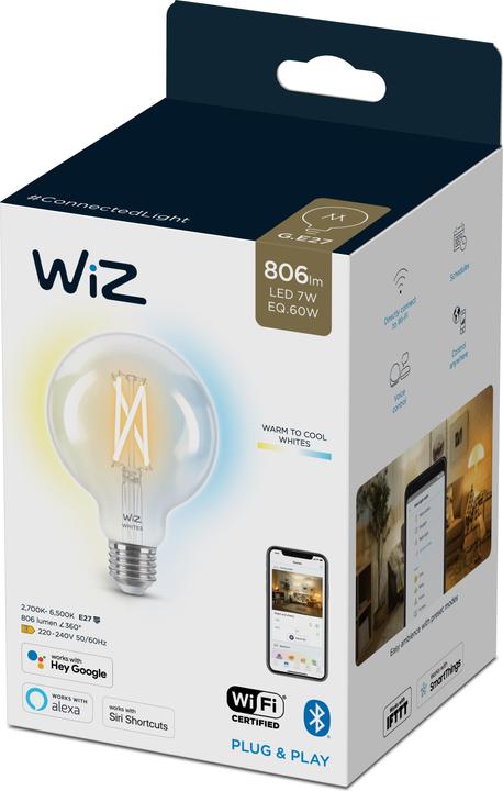 Produktbild WiZ Filament (E27, 6.70 W, 806 lm, 1 x, E)