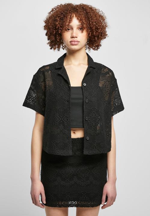 Immagine prodotto Urban Classics Ladies Crochet Lace Resort Shirt (4XL)