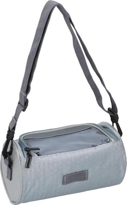 Immagine prodotto Dunlop - Fahrradlenkertasche/Gepäcktasche mit Smartphonetasche (grau) (1.20 l, Borsa manubrio)
