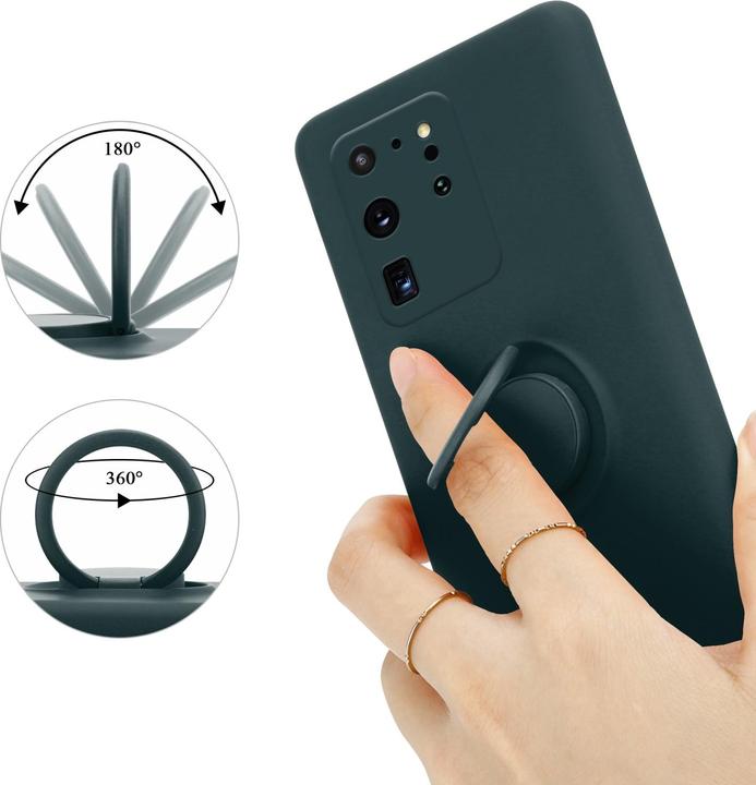 Produktbild Cadorabo TPU Liquid Ring Silicone Case Hülle (Samsung Galaxy S20 Ultra)