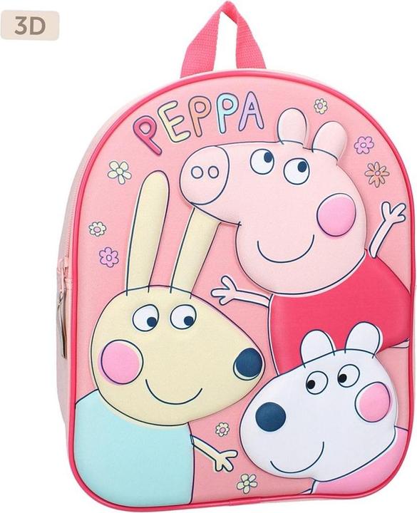 Vadobag 3D Peppa Pig rosa Vorschulrucksack