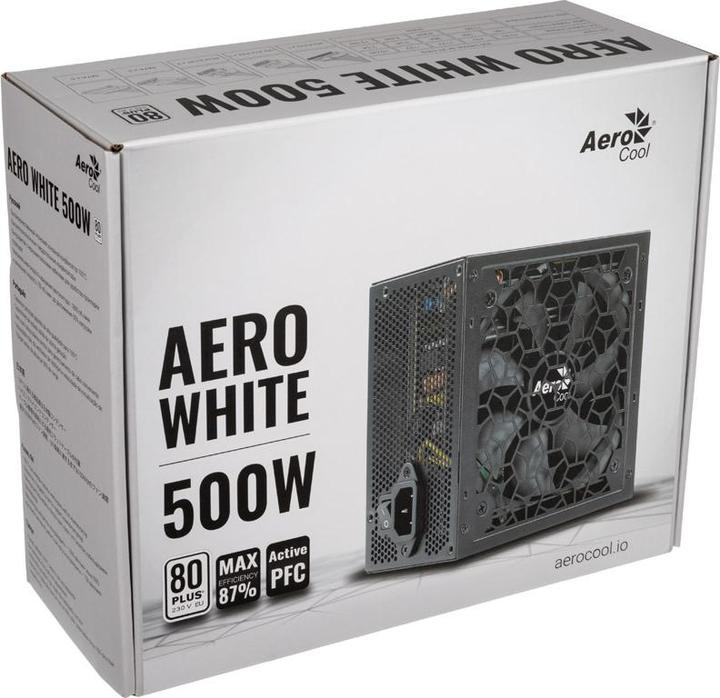 Actual product image AeroCool Power supply AERO WHITE (500 W)