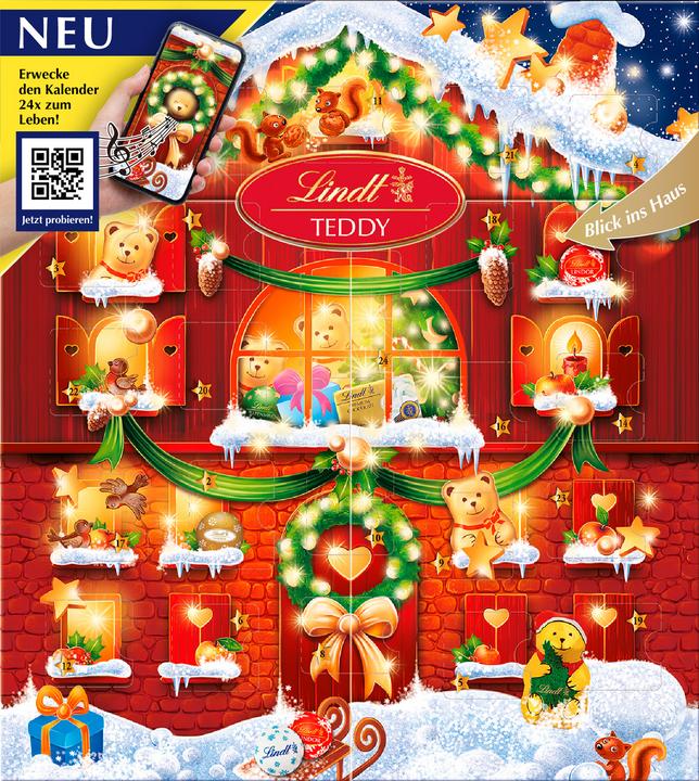 Image du produit Lindt Calendrier de l'Avent Teddy (128 g)