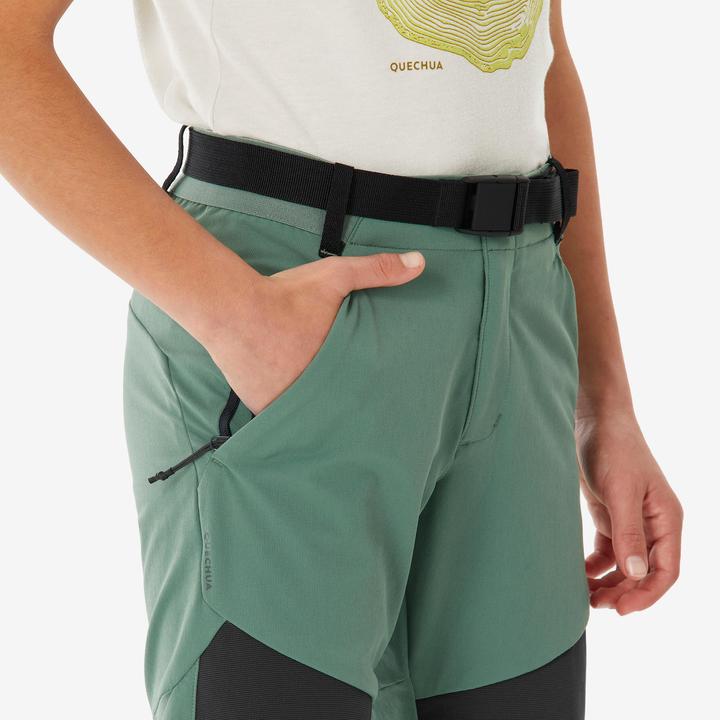 Immagine prodotto Quechua Kids’ Softshell Hiking Trousers 7-15 Years - MH900 - Green (14, 15, 16)