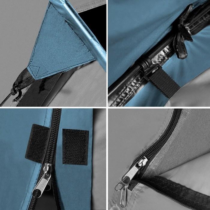 Immagine prodotto Nils Nc6012 Tenda Da Campeggio Trekker Blu E Grigia (Tenda a tunnel, 4.60 kg, 4 persone)