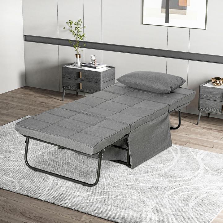 Immagine prodotto Homcom Letto pieghevole con materasso (188 x 73 cm)
