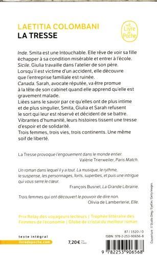 Immagine prodotto La tresse (Francese, Laetitia Colombani, 2018)