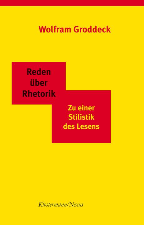 Produktbild Groddeck:Reden über Rhetorik (Deutsch, Wolfram, 2020)