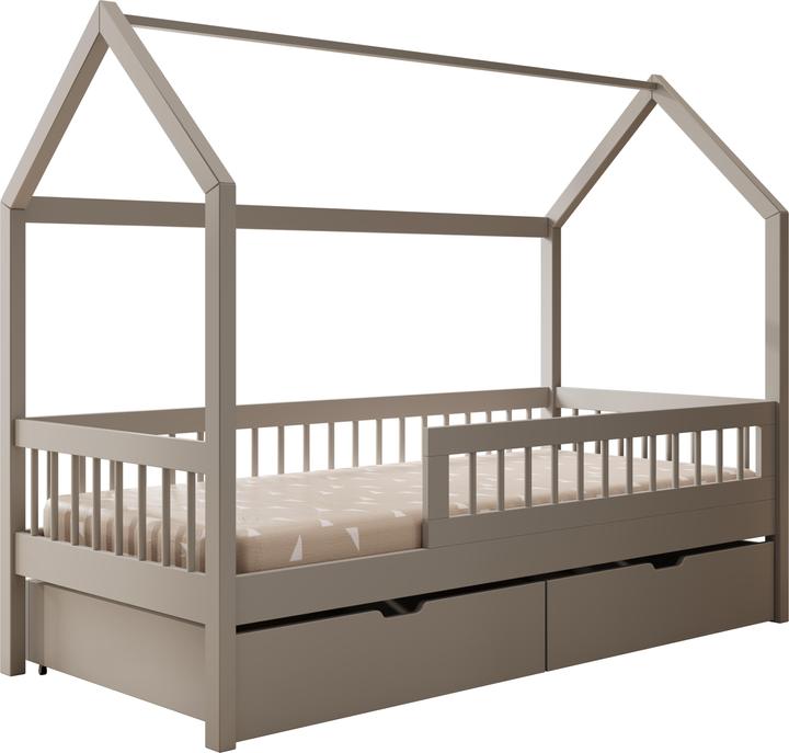 Immagine prodotto ADRK Furniture Letto da casa Galicja con materasso (140 x 70 cm)
