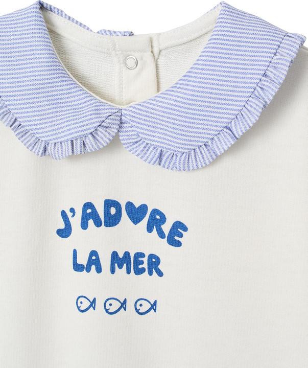 Produktbild Vertbaudet Baby Sweatshirt mit Bubikragen und Recycling-Polyester (92)
