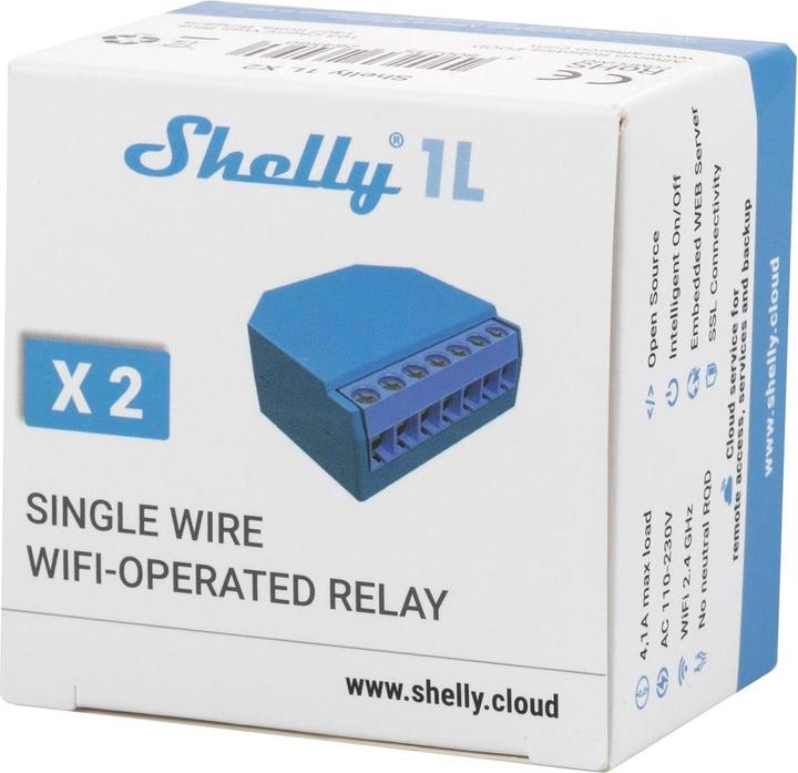 Actual product image Shelly WLAN switch actuator 1L WiFi relay (Switch actuator)