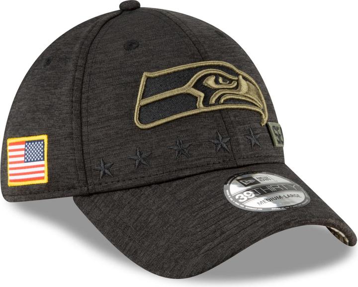 Produktbild New Era NFL Seattle Seahawks 39Thirty Salute to Service Cap (M, L)