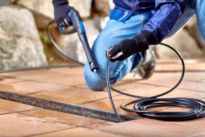 Actual product image Nilfisk Pipe and drain cleaner with bayonet coupling - 8 m - For high-pressure cleaners