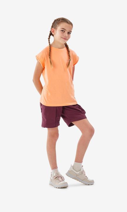 Immagine prodotto Quechua Zip-Off-Hose Kinder Gr. 123–172 Wandern - MH500 bordeaux (8, 9, 10)