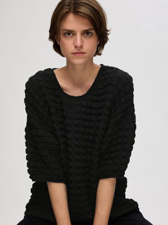 Image du produit Selected Femme Haut texturé avec manches 3/4 (XS)