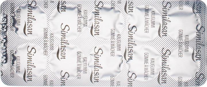 Nährwerte und Zutaten Similasan AllerClear Kaugummi (20 Stück, Gummies, 50 g)