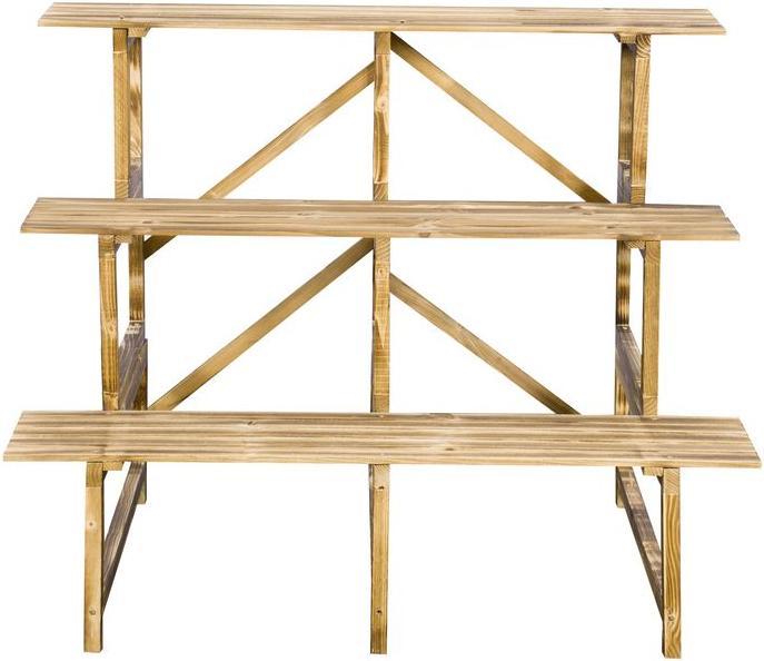 Produktbild Outsunny Pflanzentreppe Blumenregal Tannenholz