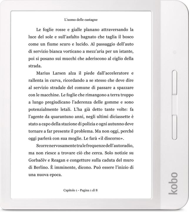 Actual product image Kobo Libra H2O (7", 8 GB, White)