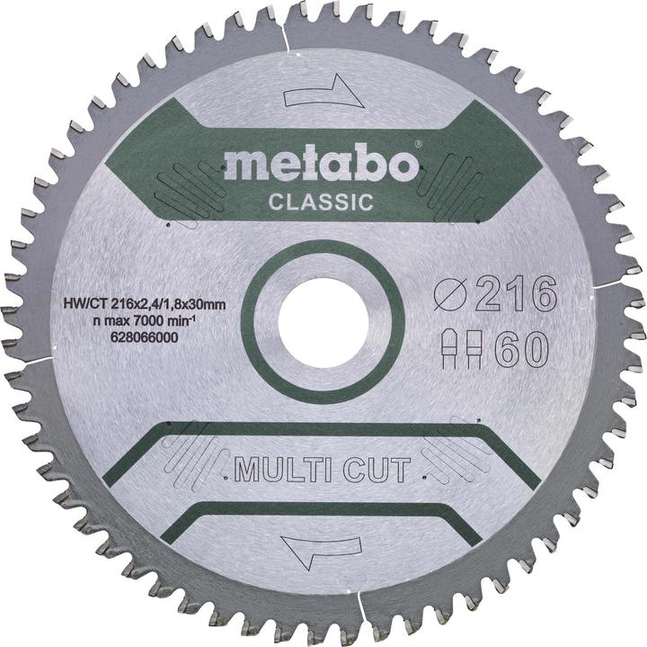Metabo Circular saw blade HW/CT
