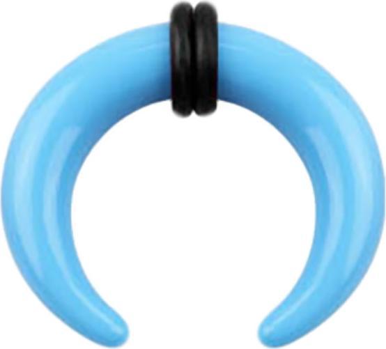 Actual product image Star Piercing Expanding sickle light blue (without brass, Acrylic)