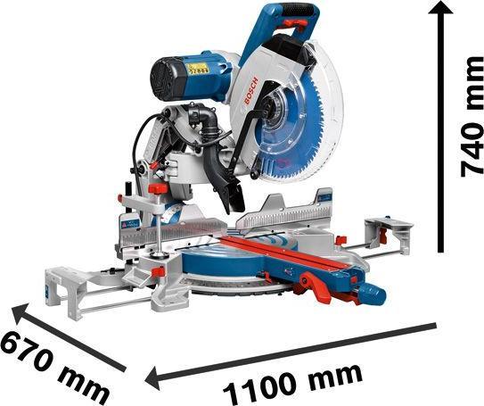 Actual product image Bosch Professional Mitre saw GCM 12 GDL, Wood