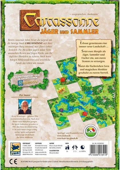 Actual product image Hans im Glück Carcassonne - Hunter and Gatherer (German)