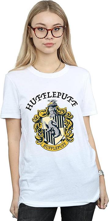 Image du produit Femme/Les femmes Hufflepuff Coton Boyfriend T-Shirt (S)