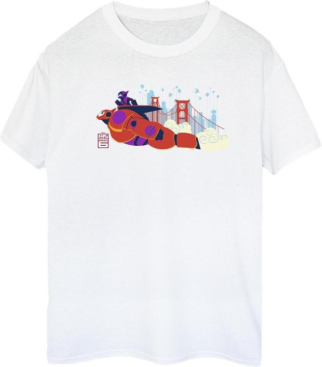 Image du produit Disney - T-shirt BIG HERO BAYMAX HIRO BRIDGE - Femme (M)