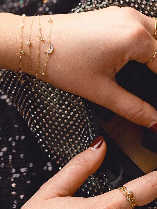 Immagine prodotto Ania Haie Armband 14KT Afterglow (18.50 cm, 585 oro giallo)