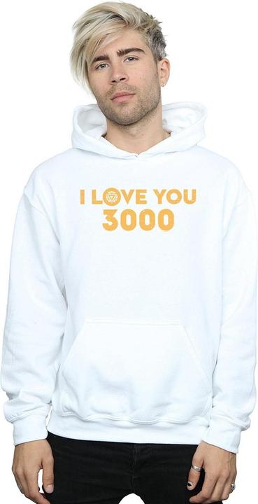 Immagine prodotto Avengers Endgame I Love You 3000 Arc Reactor Felpa con Cappuccio Uomo (M)