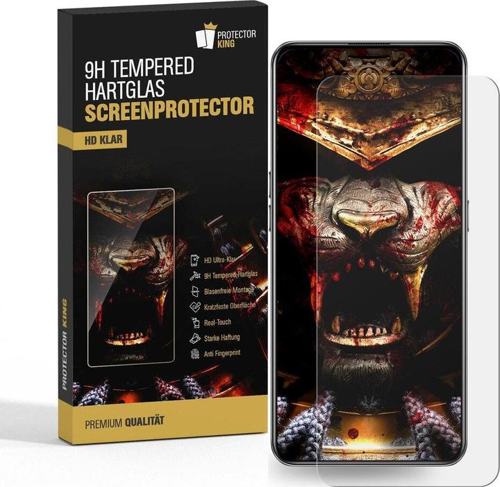 Produktbild Protectorking 1x 3D A++ echtes Tempered 9H Panzerhartglas KLAR (1 Stück, Xiaomi Redmi Note 10)