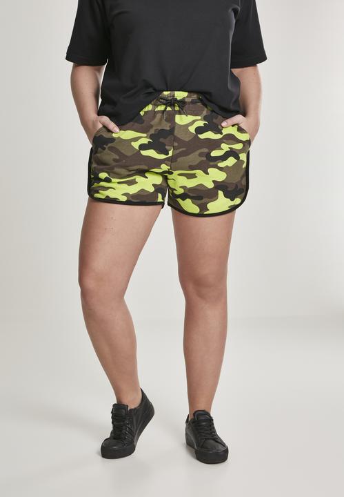 Actual product image Urban Classics Ladies Printed Camo Hot Pants (XS)