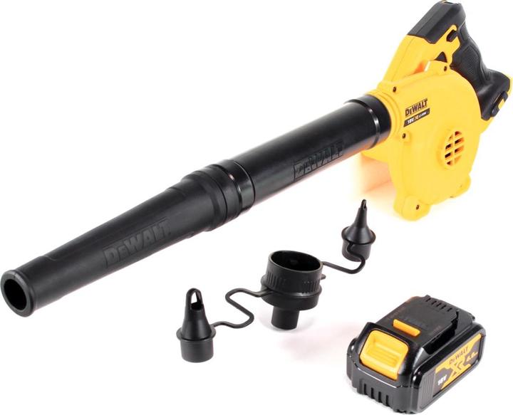 Actual product image DeWalt DCV 100 N 18 V battery-powered blower / leaf blower + 1 x DCB 182 4.0 Ah battery - without case (Rechargeable battery operated, Leaf vacuums)