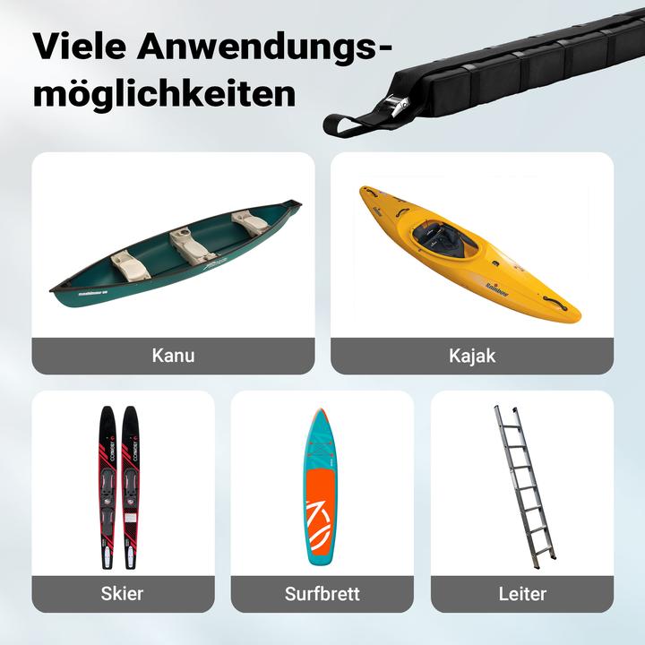 Produktbild Wiltec Dachgepäckträger 113x10x8cm Auto 75kg Dachträger Gepäckträger Kanu Kajak