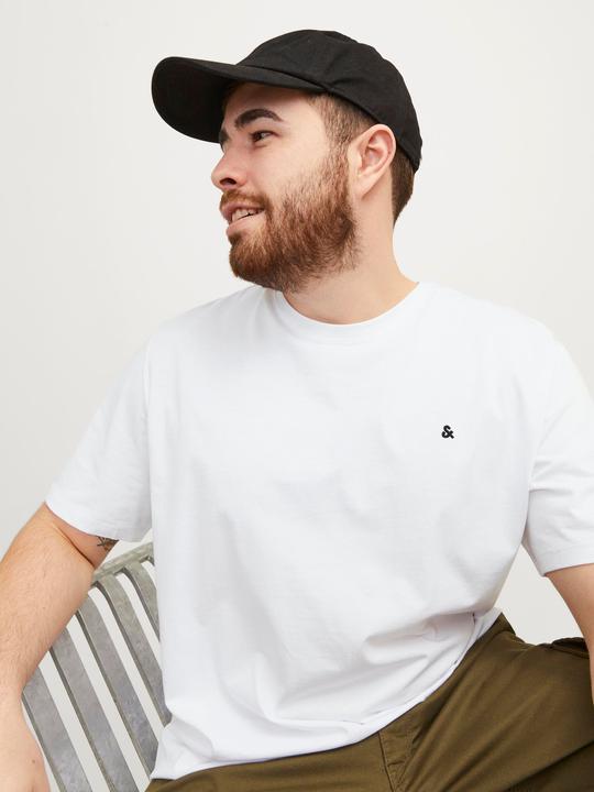 Actual product image Jack & Jones Solid colour plus size T-shirt (3XL)