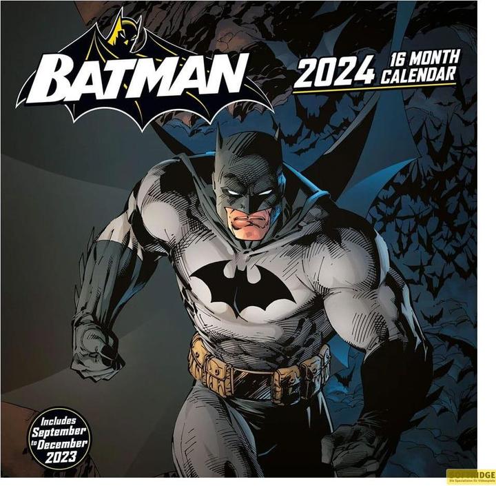 Actual product image Pyramid DC Comics Calendar 2024 Batman (30 x 30 cm, Spanish, French, German, English)