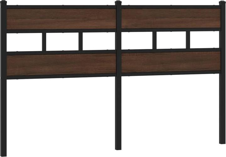 Immagine prodotto VidaXL Testata del letto Testata del letto in acciaio effetto rovere marrone Materiale a base di legno