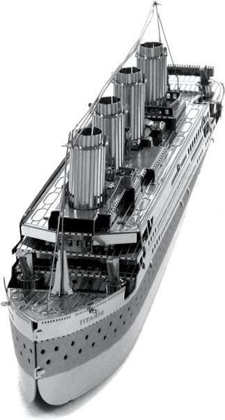 Actual product image Metal Earth Titanic ship silver edition