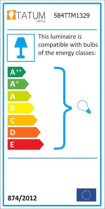 Etichetta energetica Opviq Adelaide (E27)