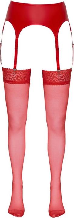 Actual product image Cottelli Collection Suspender stockings red (L)