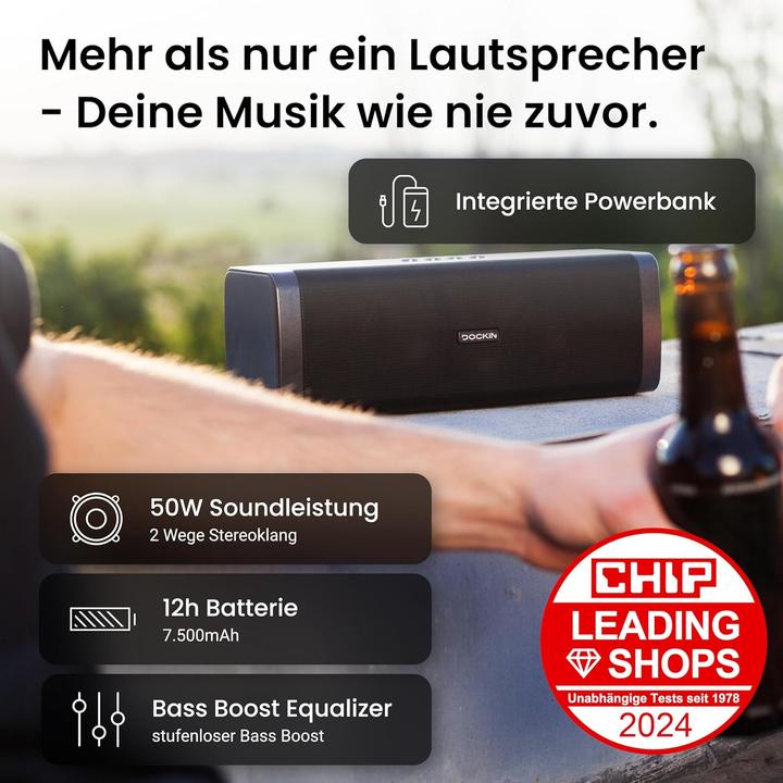 Image du produit Dockin D Bien (10 h, Fonctionnement sur batterie)