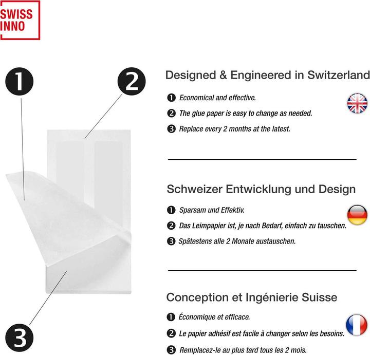 Productafbeelding Swissinno Leimpapier für Insektenfänger 4 Watt LED