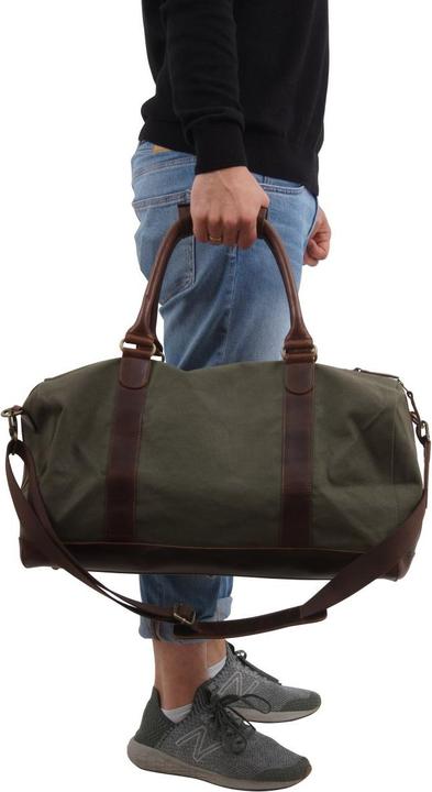 Produktbild Buckle & Seam Weekender Willow Canvas Grün/Blau (37 l)