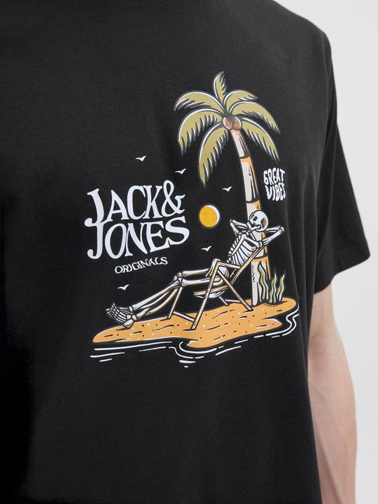 Produktbild Jack & Jones Gedruckt Rundhalsausschnitt T-shirt T-shirt (L)