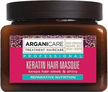 Immagine prodotto Arganicare ARGANICARE Keratin Masque For Damaged Hair maska nadająca gładkość i połysk do włosów suchych 500ml (500 ml)