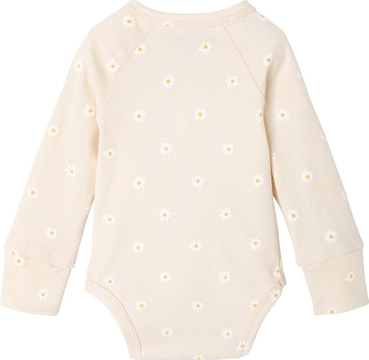 Produktbild Vertbaudet Bio-Kollektion: Mitwachsender Baby Wickelbody mit Gänseblümchen (62)