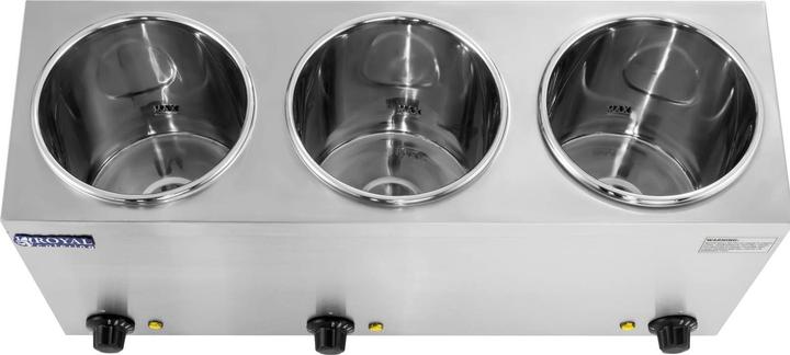 Image du produit Royal Catering Distributeur de soupe - 3 x 2,75 l - 450 W