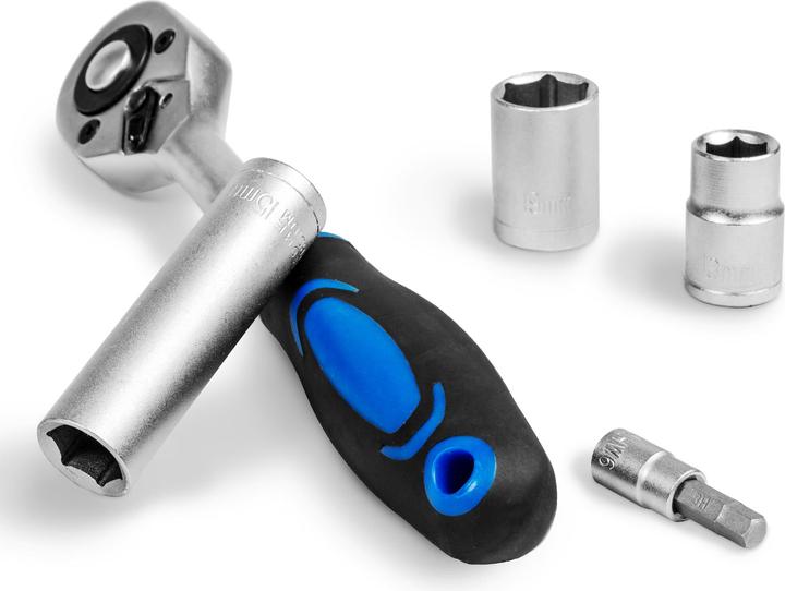 Produktbild tectake Steckschlüsselsatz (1/4", 1/2", 4 mm, 4.5 mm, 5 mm, 5.5 mm, 6 mm, 7 mm, 8 mm, 9 mm, 10 mm, 11 mm, 12 mm, 13 mm, 14 mm, 15 mm, 16 mm, 17 mm, 18 mm, 19 mm, 20 mm, 21 mm, 22 mm, 23 mm, 24 mm, 27 mm, 30 mm, 32 mm)