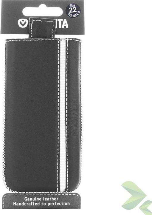 Actual product image Valenta Valencia Pocket Stripe Valencia - Redhead Samsung Galaxy S4/s Iii, Htc One and more (Black) (Blackberry Q10, Nokia Lumia 925, Nokia Lumia 900, Alcatel One Touch Fire, Acer Liquid S1, Samsung Galaxy Nexus, Samsung Galaxy S4, Huawei Ascend G510, Blackberry Z10, Optimus 4X HD, Sony Xperia T, Samsung Galaxy Core 2, Sony Xperia Z, Samsung Galaxy S III)