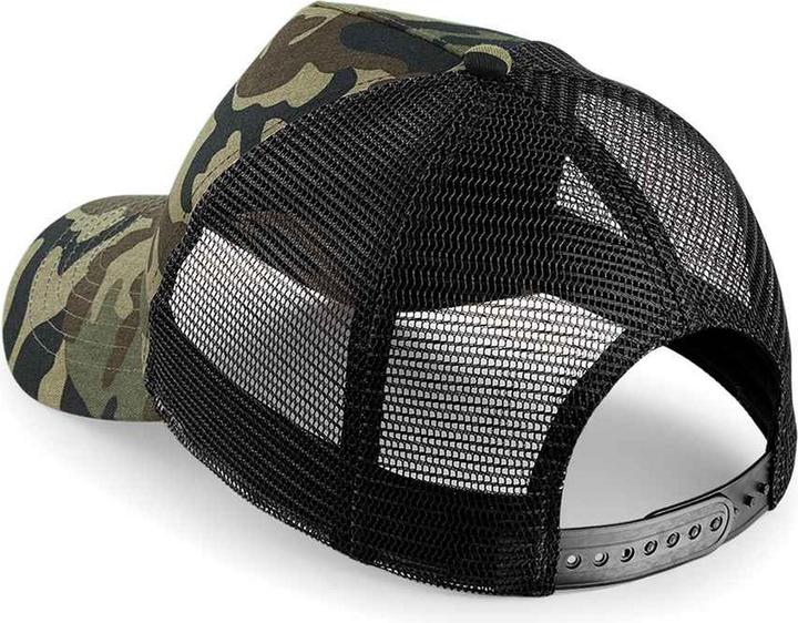 Actual product image Beechfield Unisex Adult Camo Snapback Trucker Cap (One size)